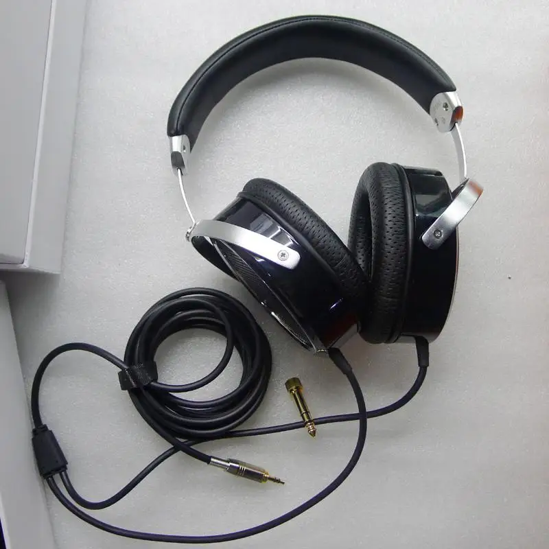 Takstar HF 580 HF580 Hi-Fi سماعة رأس مستو عالية الجودة TUYU رقيقة جدا الحجاب الحاجز مراقبة الموسيقى استوديو DJ سماعات مفتوحة الظهر