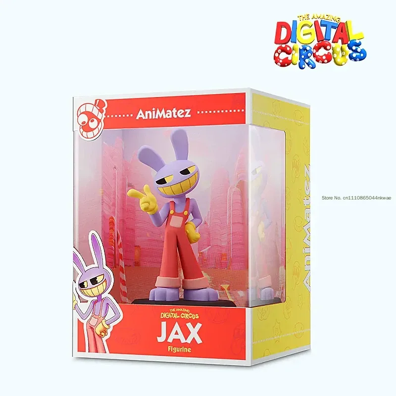 Hot Amazing Digital Animiniz Anime Figure Model Pomni Caine Kinger Gangle Gummigoo Zooble Jax Keychain Desktop Decoration Gift