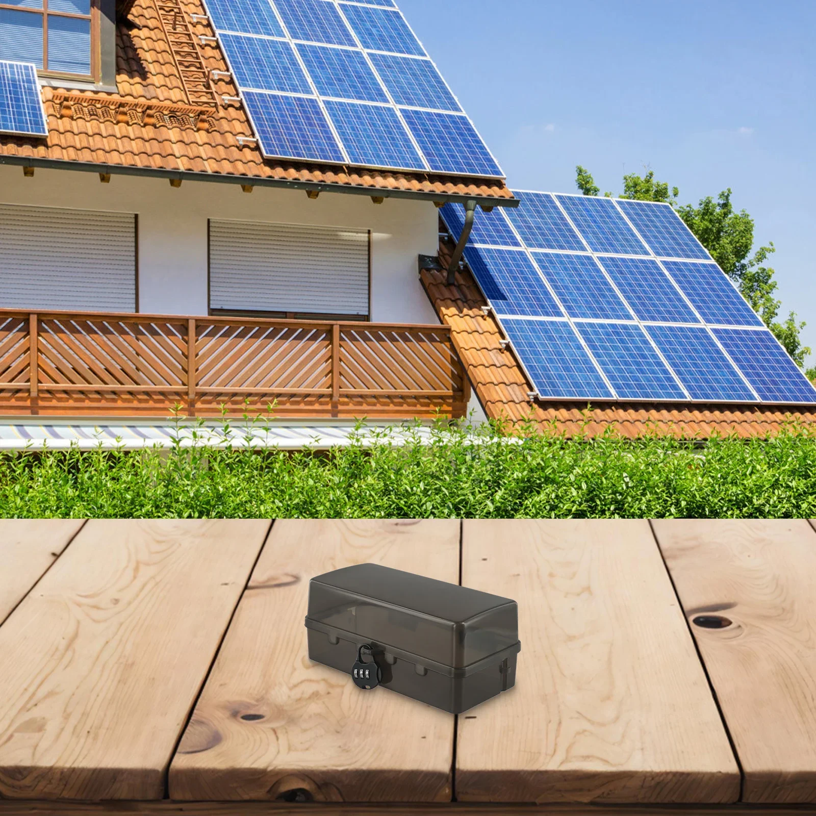 

Outdoor Electrical Boxes Waterproof Cable Management Box Rain-Proof Weather Proof Plug- Box Outdoor Extension Lead- Cover