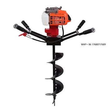 Portable Soil Drill High-Performance Soil Excavator Tree Fence Post Hole Digger Soil Drilling Tool