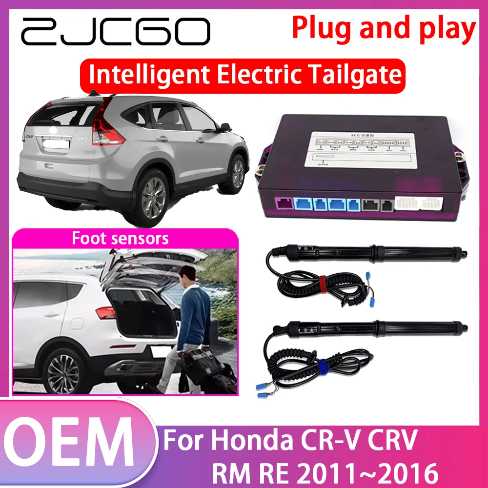 

ZJCGO Electric Tailgate Lift Drive Trunk Opening Tail Gate Lift Soft Close Car Door For Honda CR-V CRV RM RE 2011~2016