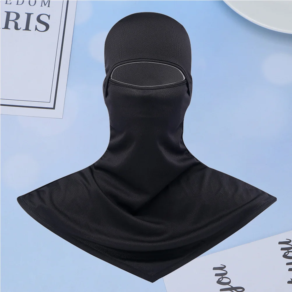 Anti-Uv Sports Mask 3D Design Breathable Face Guard for Cycling Hiking Climbing Golf Riding Full Face Cover Black