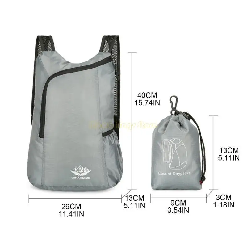 X90D Travel Daypack Lightweight Backpack Backpack Backpack Daypack Daypack Bag for Outdoor Climbing Riding Camping