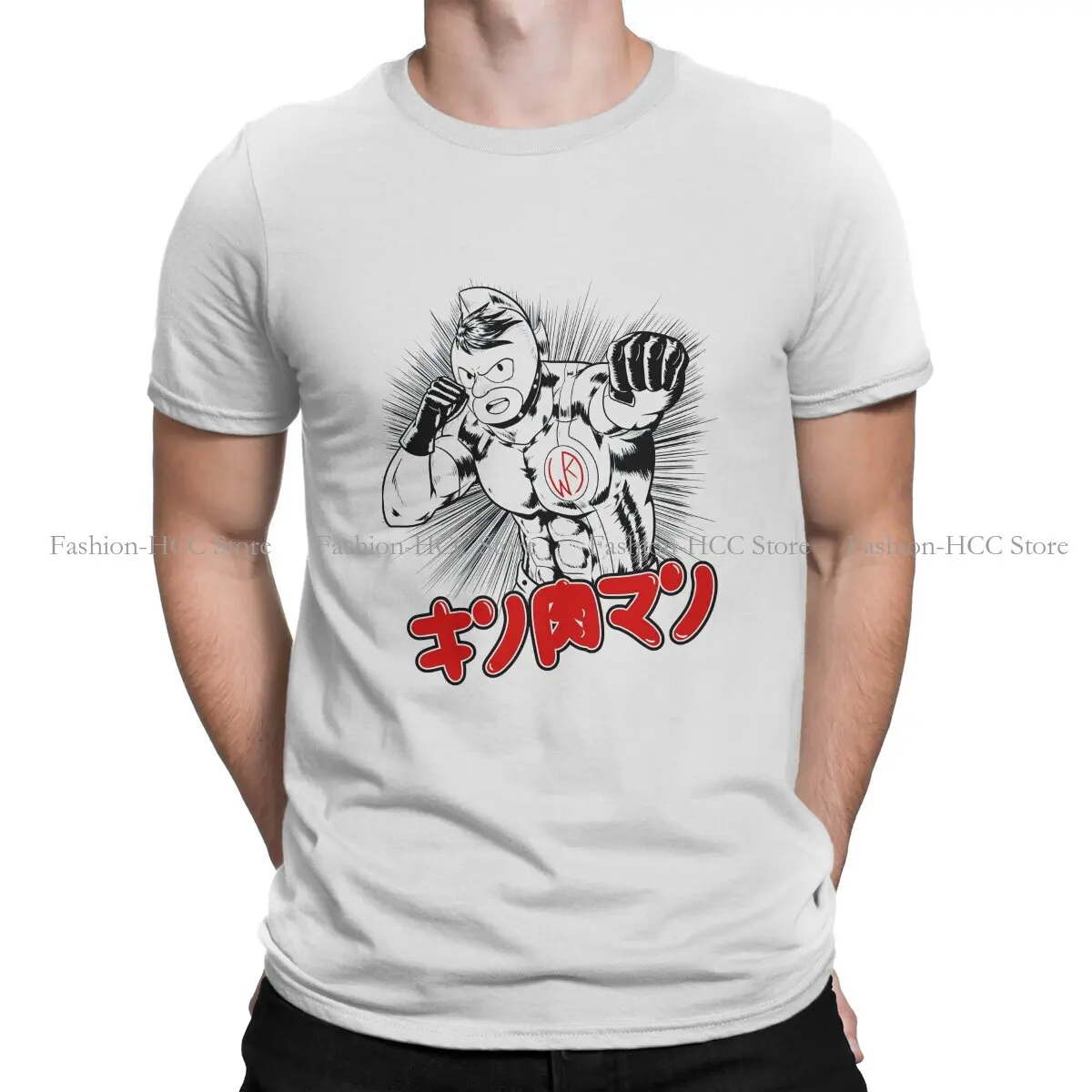 The Ultimate Chojin Hip Hop Polyester TShirt Kinnikuman Anime Style Tops Comfortable T Shirt Men Tee