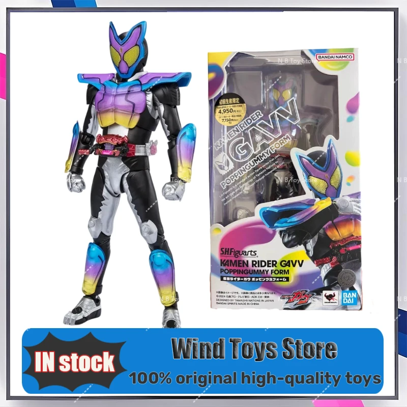 

IN STOCK BANDAI Model Original S.H.Figuarts KAMEN RIDER GAVV Anime Figure Action Model Toy Gifts for Kids Foam Box Packaging