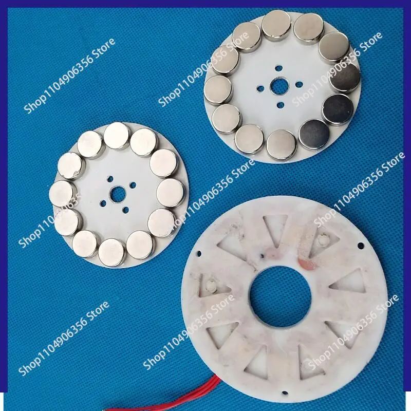 

for 50W disc type ironless three-phase permanent magnet brushless generator DIY