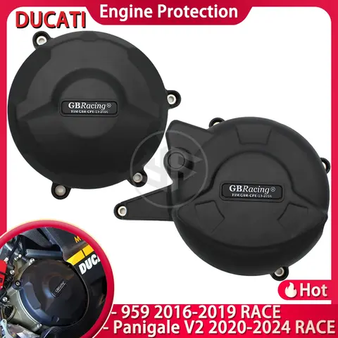 GB 레이싱 엔진 보호 오토바이 액세서리, DUCATI 959 2016 2017 2018 2019 Panigale V2 2020 2021 2022 2023 2024 레이스