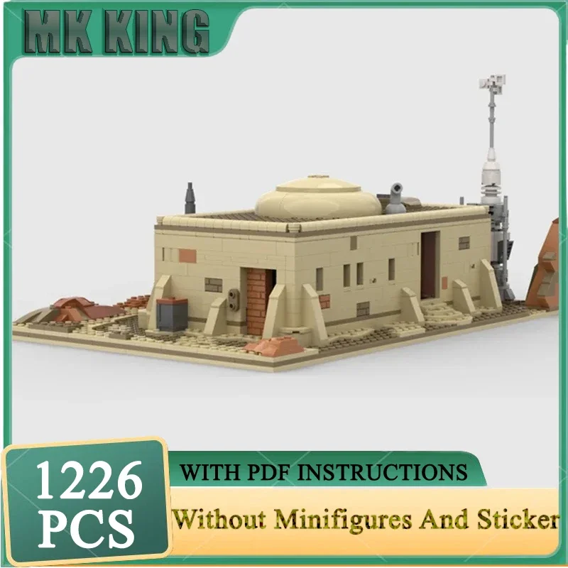 

Строительные блоки Moc, временный обмен в пустыне, звезда, модель фильма, технология, кирпичи, сделай сам, сборка, строительная игрушка, праздничные подарки