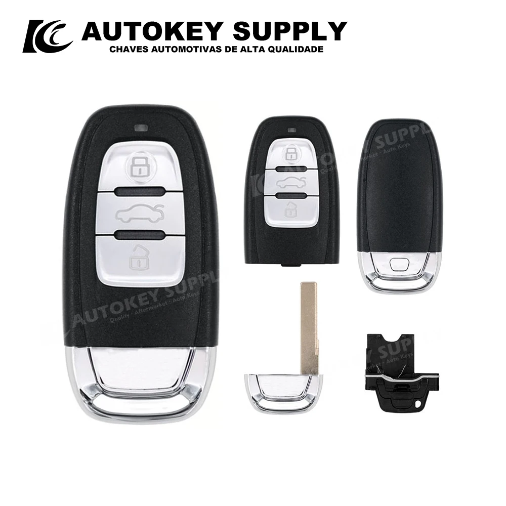 

ForAudi Q5 Smart Card Key Shell 3 Buttons Autokeysupply AKADS125