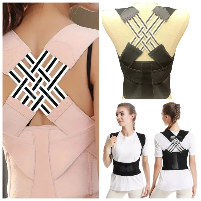 

Magnetic Therapy Back Posture Corrector With Adjustable Shoulder Support For Sitting Posture Correction Breathable And Shaping