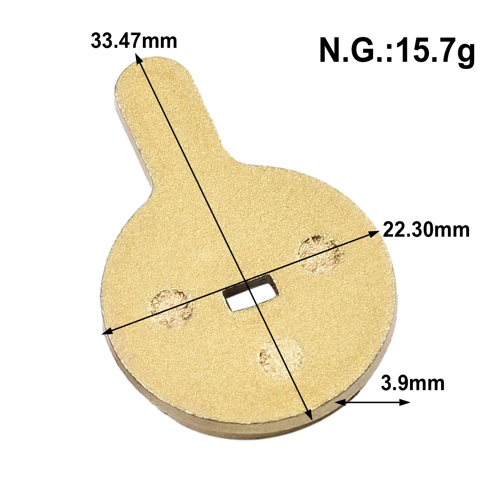 15g Bremsbeläge für Elektroroller, kompakt, exquisit, leicht, Reparaturzubehör für Kugoo G2 Pro, für BOLI BB8