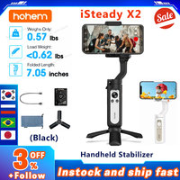 Hohem iSteady X2 Smartphone 3-Axis Gimbal with Remote Control Foldable Handheld Phone Stabilizer for iPhone/Samsung/Huawei