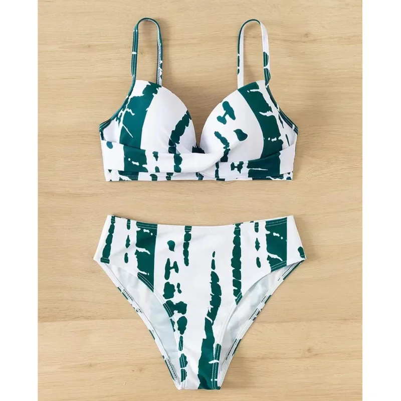 2024 Print Sexy Bikinis Swimsuits Women's Swimwear Push Up Female Beach Swim Wear Bathing Suits Brazilian Bikini Set Pool Bather