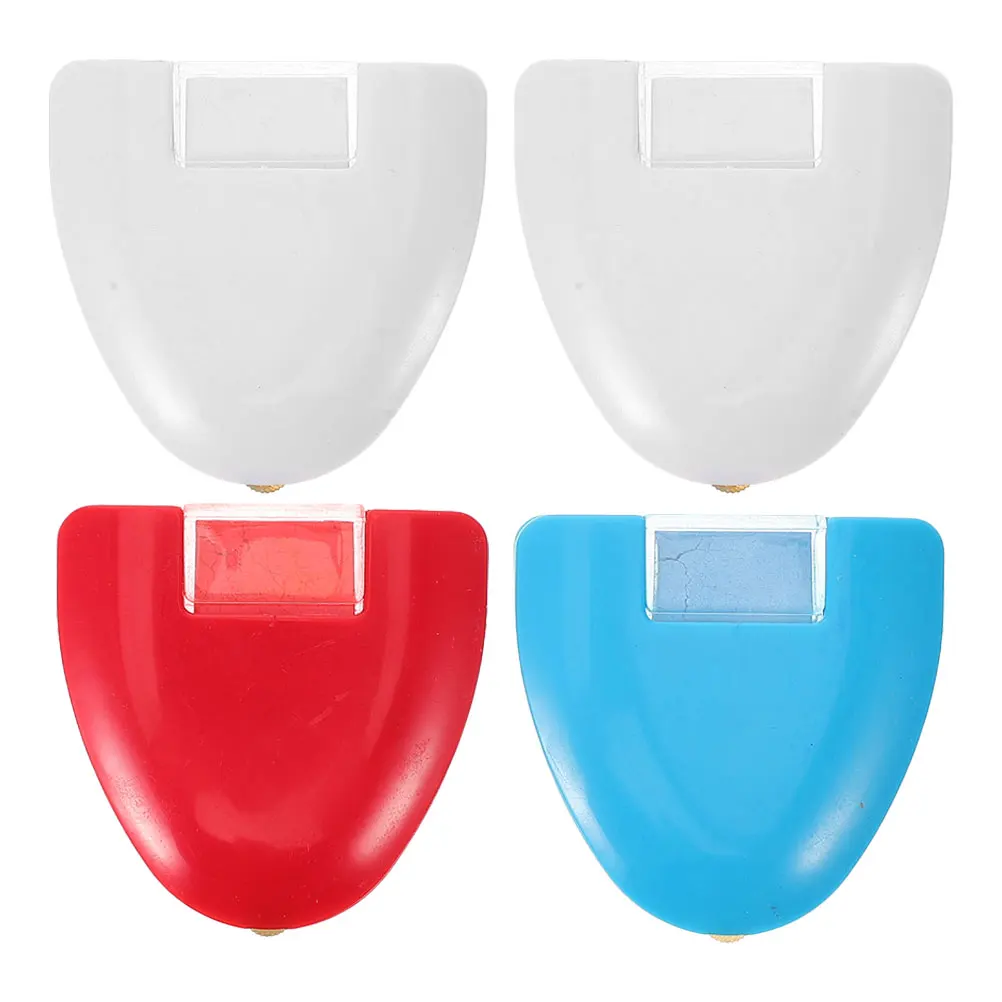 

4 Pcs Heart Shaped Sewing Chalk Marker Fabric Drawing Powder Wheel Triangle Tailors Pencil Garment Cutting Positioning Marks