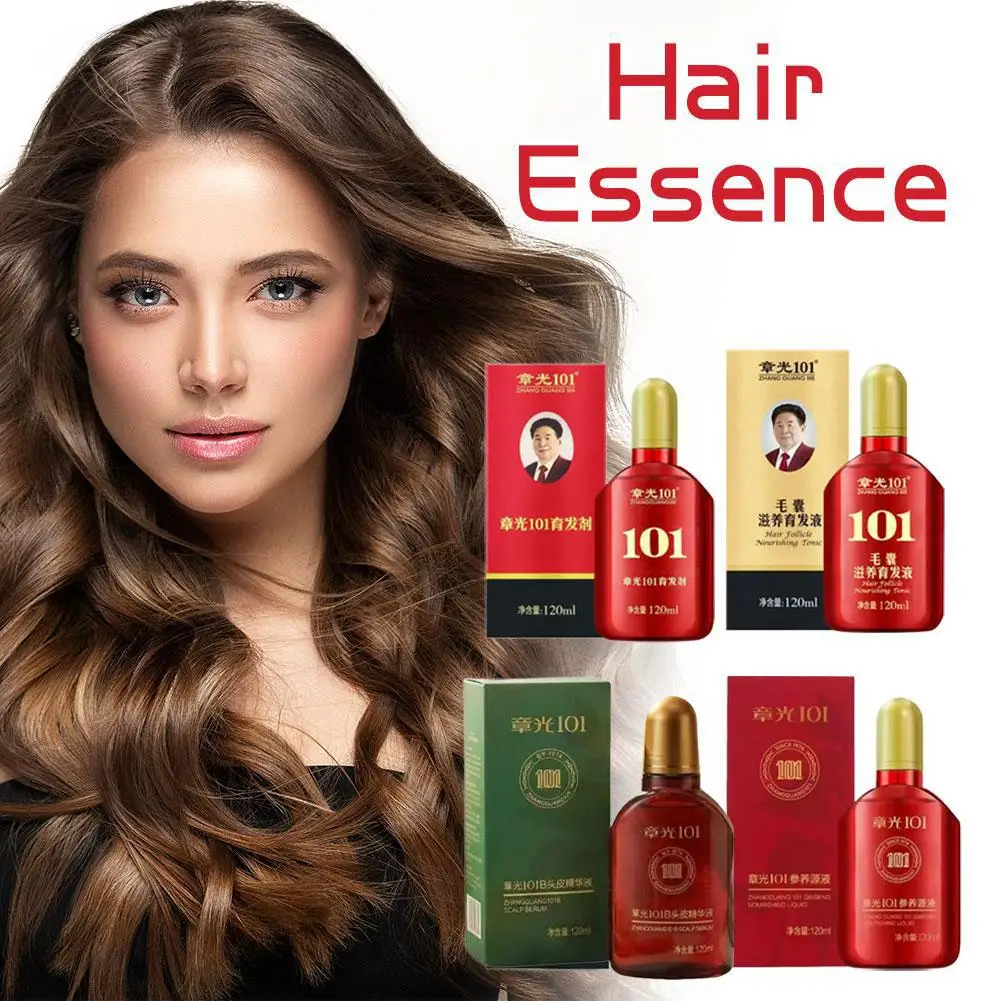 

Сыворотка-лосьон для кожи головы Zhangguang 101B: Мощная эссенция с женьшенем и имбирем, питательный увлажняющий жидкий кондиционер, 120 мл, 2026