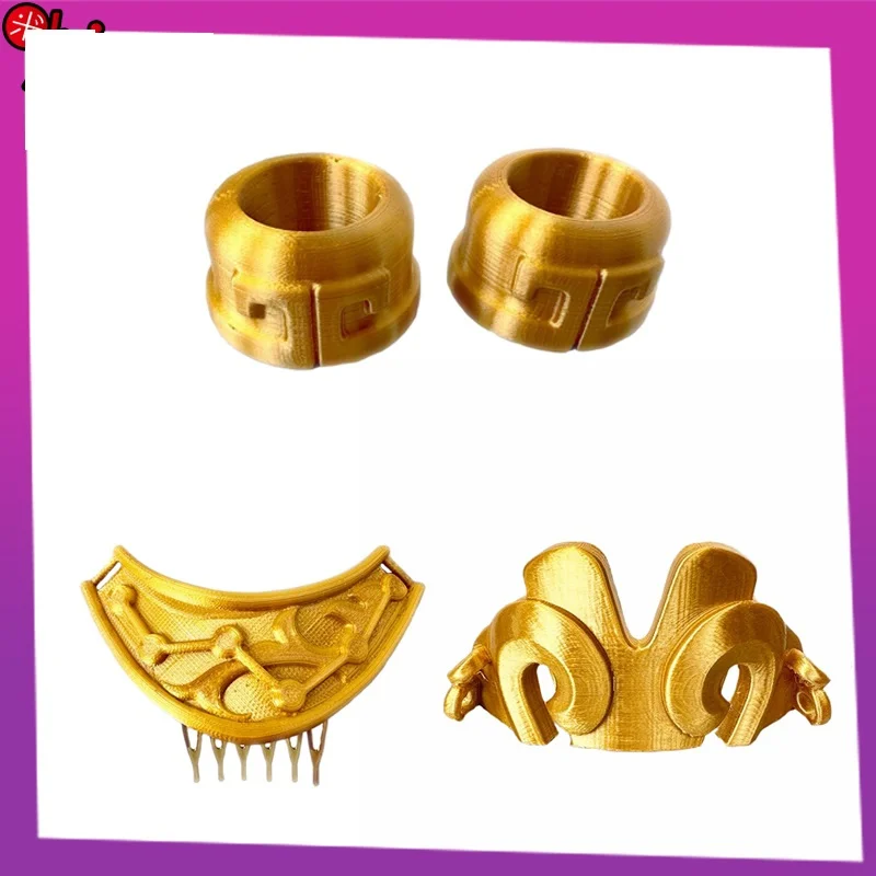 Gra Honkai Star Rail Fu Xuan Cosplay nakrycia głowy szpilka frędzle klips do ucha akcesoria do kolczyków rekwizyty druk 3D