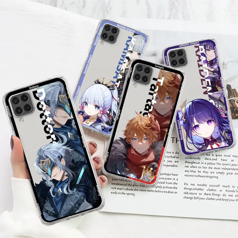 Прозрачный чехол для Samsung Galaxy A52 A12 A51 A32 A21s A71 A32 A22 50 A70 A31 A72