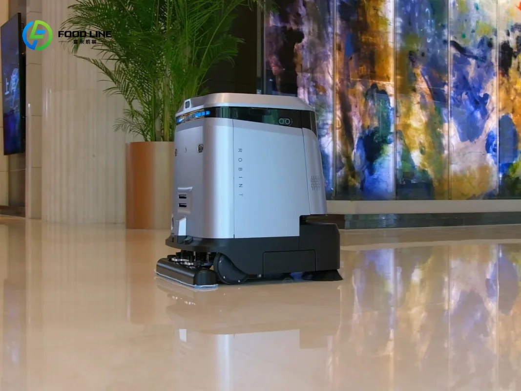 Pembersih Lantai Robotik Komersial - Menyapu, Menggosok, Menyedot Debu, 576 ㎡ /h Efisiensi & Pengisian Ulang Otomatis