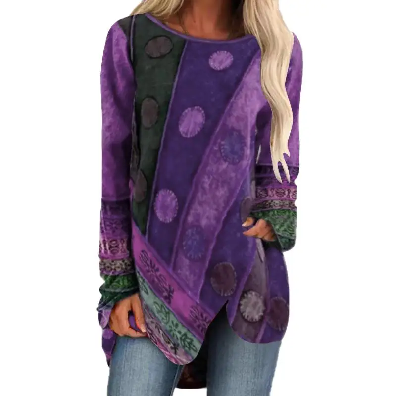 

Женская футболка с принтом Long Sve, модный повседневный топ для офиса и работы, настраиваемый дизайн, доступны услуги