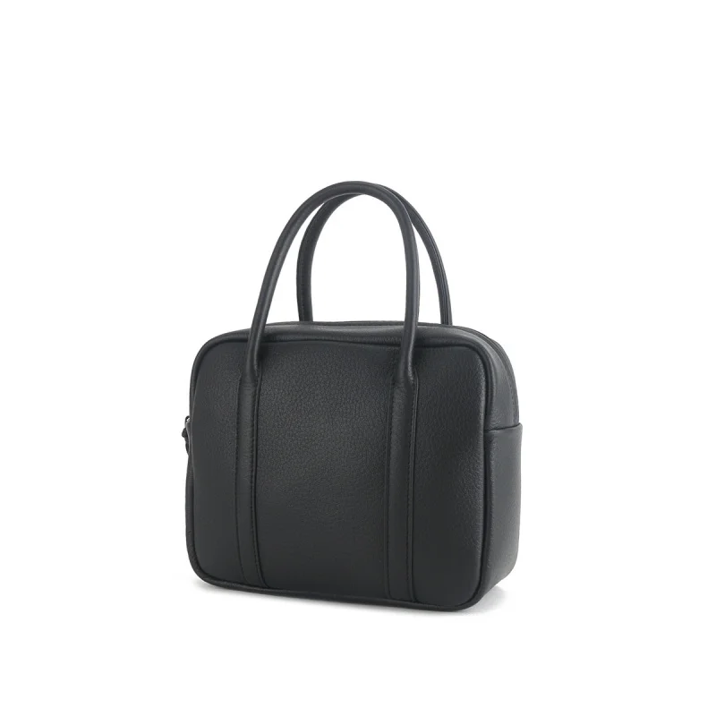 

Minimalist square bag with high-quality vintage feel, made of top-grain cowhide, handbag, shoulder bag, small square bag
