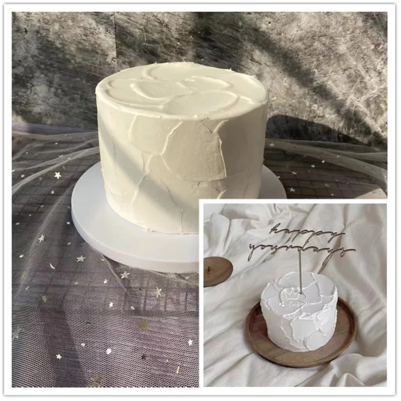 6/8 inch DIY Simulatie Taart Model Embryo Verjaardag Nep Taart Verjaardagstaart Dessert Winkel Simulatie Etalage Prop Decor