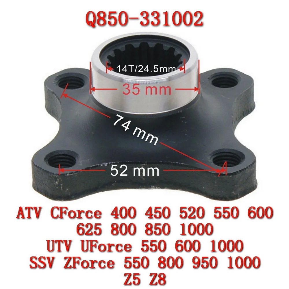 Motorcyle Coupler Q850-331002 For ATV UTV SSV Accessories CForce UForce ZForce 950 1000 Sport CF1000ATR CF1000UTR CF Moto Part