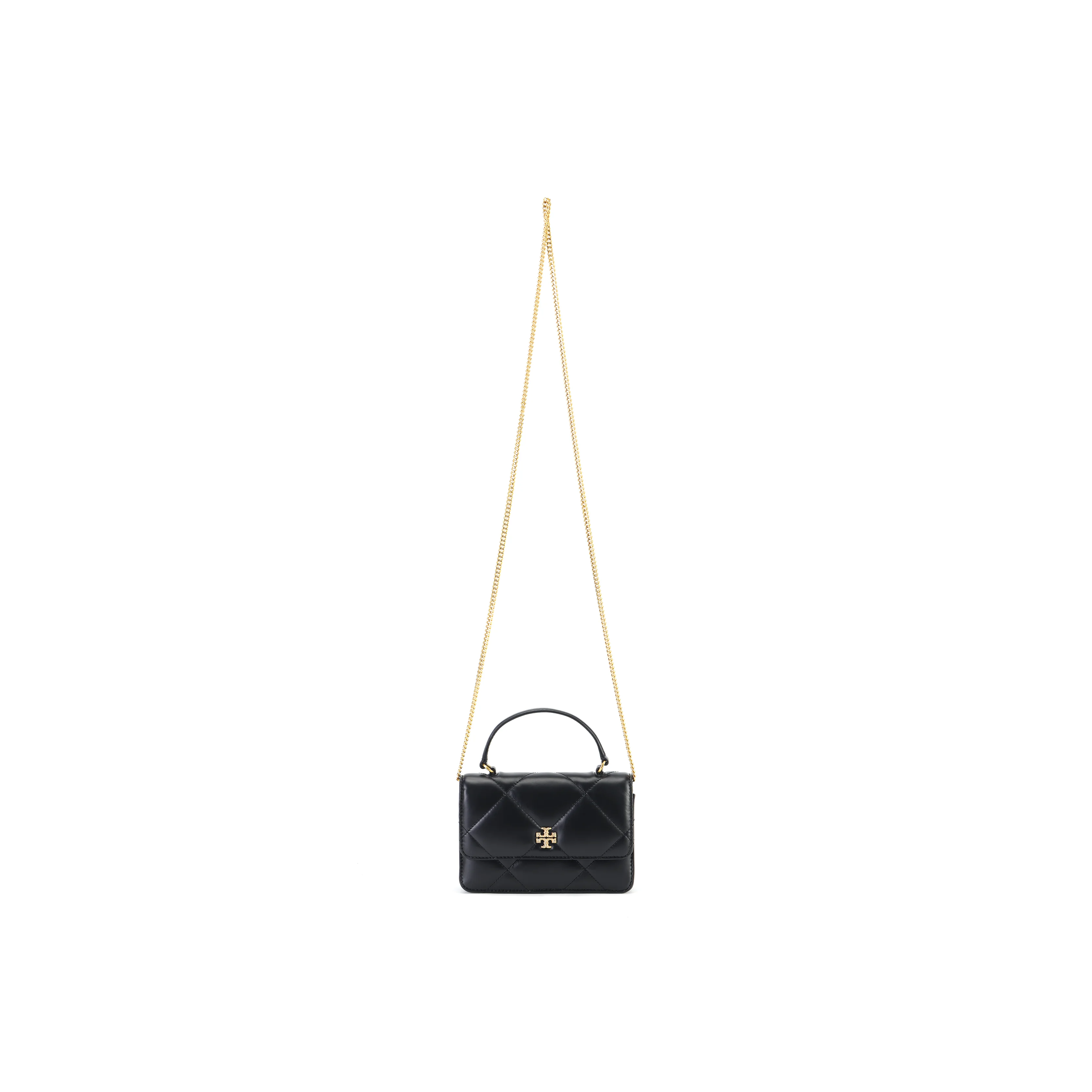 TORY BURCH Kira Nappa Leather Crossbody One Shoulder Handbag Mini Women's Black 161339-001