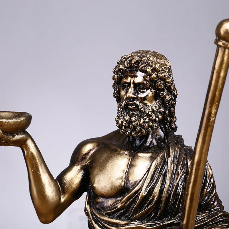 Détail de la sculpture de Zeus