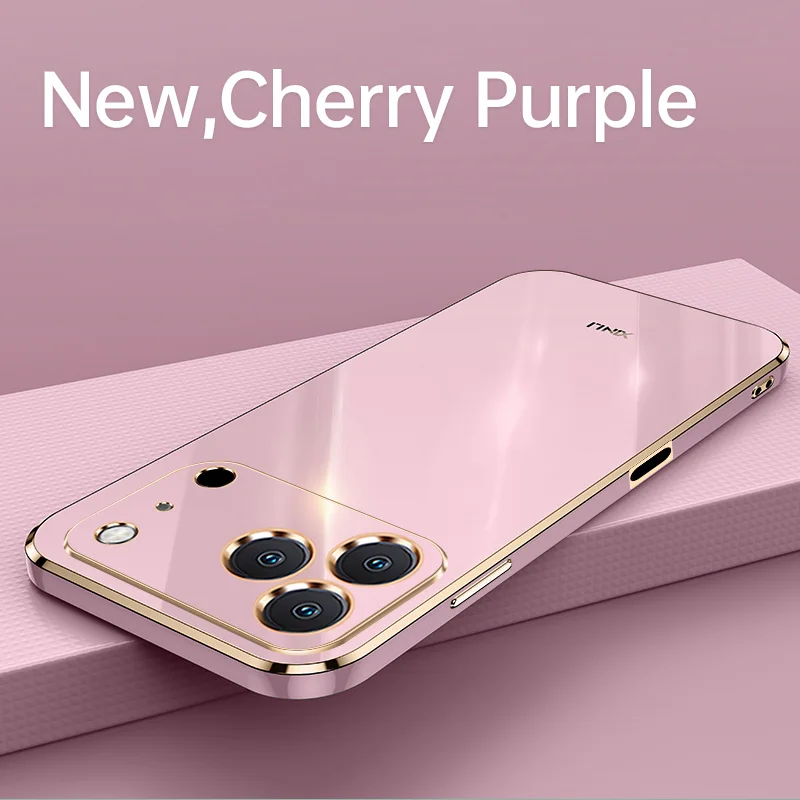 Para Iphone 17 Pro Max funda para Iphone 17 Pro Max funda protectora de cámara antihuellas de TPU suave de alta calidad