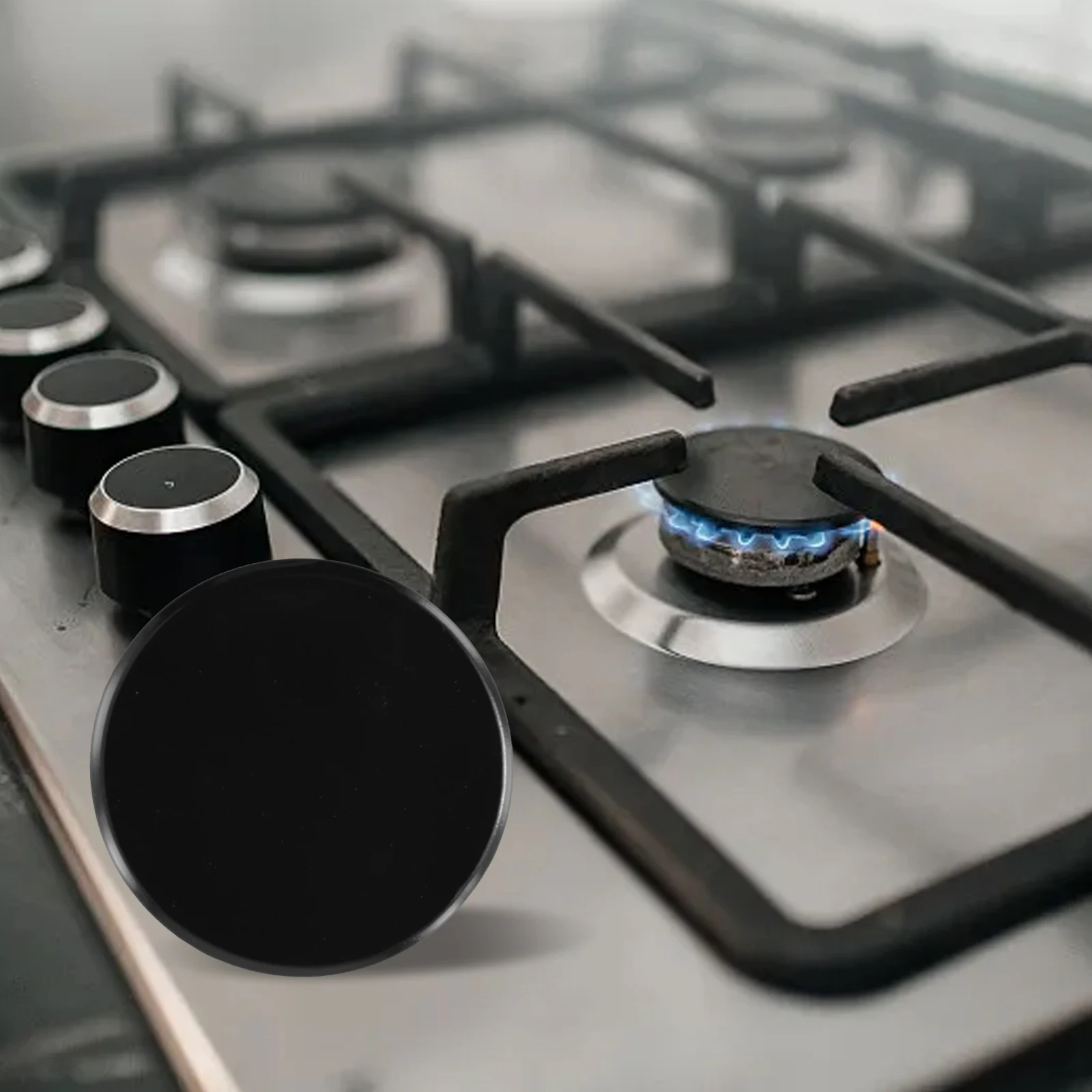 Burner Cap Stove Top Fire Cover Burner Accessories Reliable Functionality Standard Size Adapter Thickened Material