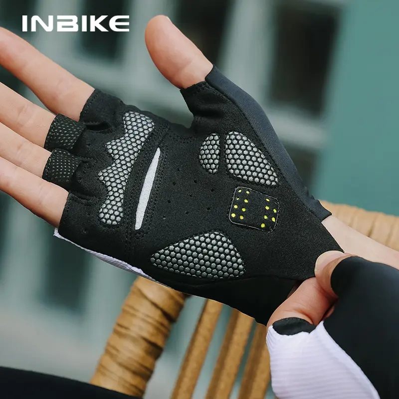 INBIKE 2025 Summer Cycling Gloves for Men Shock-Absorbing Padded Breathable Bicycle Gloves MTB Road Mountain Bike Riding Gloves - 4