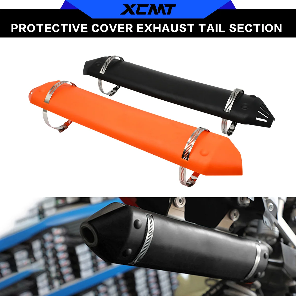 Motocross Auspuff Hitzeschild Schalldämpfer Schutz Abdeckung Für Husqvarna TE 250 350 TE250 TE300 2020 2021 2022 2023 2024 Motorrad