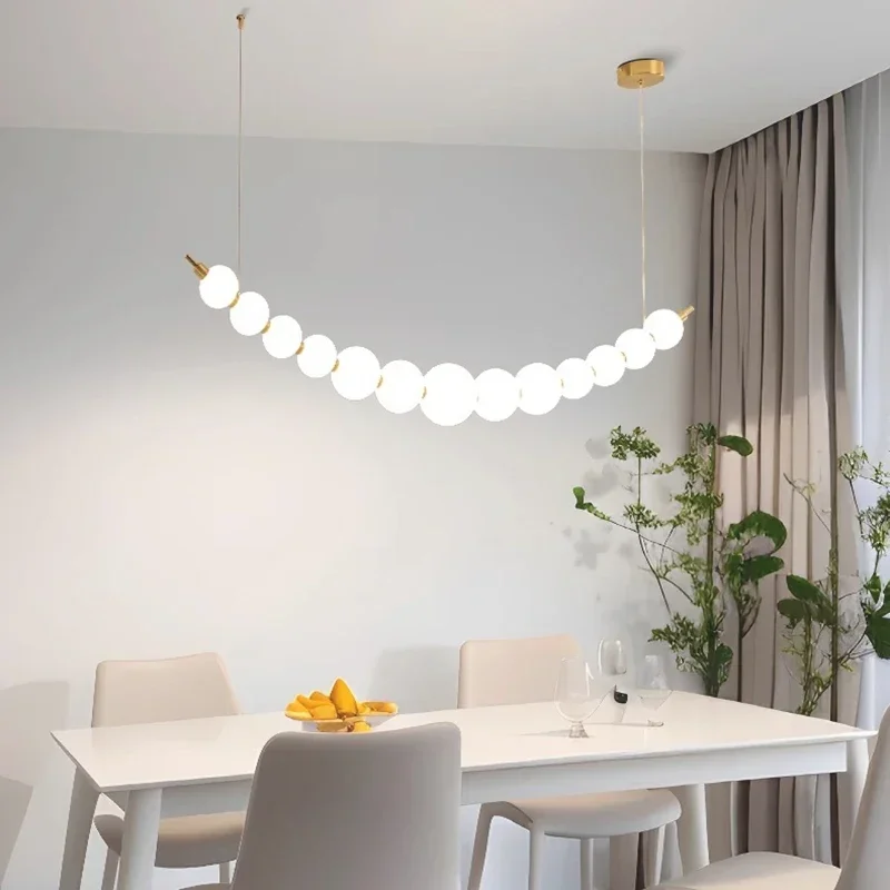 Nordic Simple LED Pendant Lights for Living Dining Room Food Tables Study Bedroom Chandelier Home Decor Hanging Light Fixture