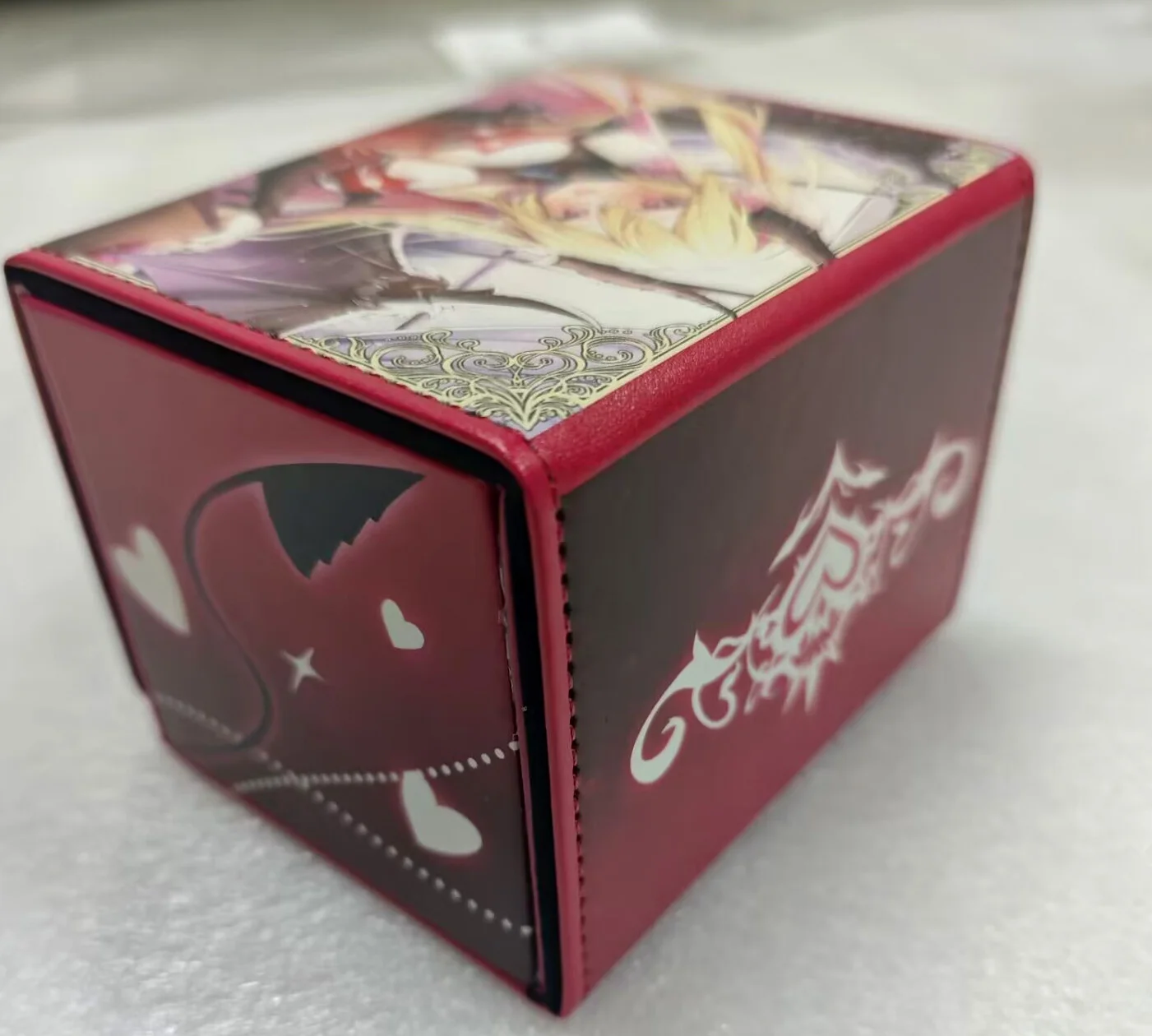 Yugioh Lacrima the Scarlet Sorrow Deck Box Yu-Gi-Oh! OCG PTCG Trading Cards Pu Leather Collection Box 100+