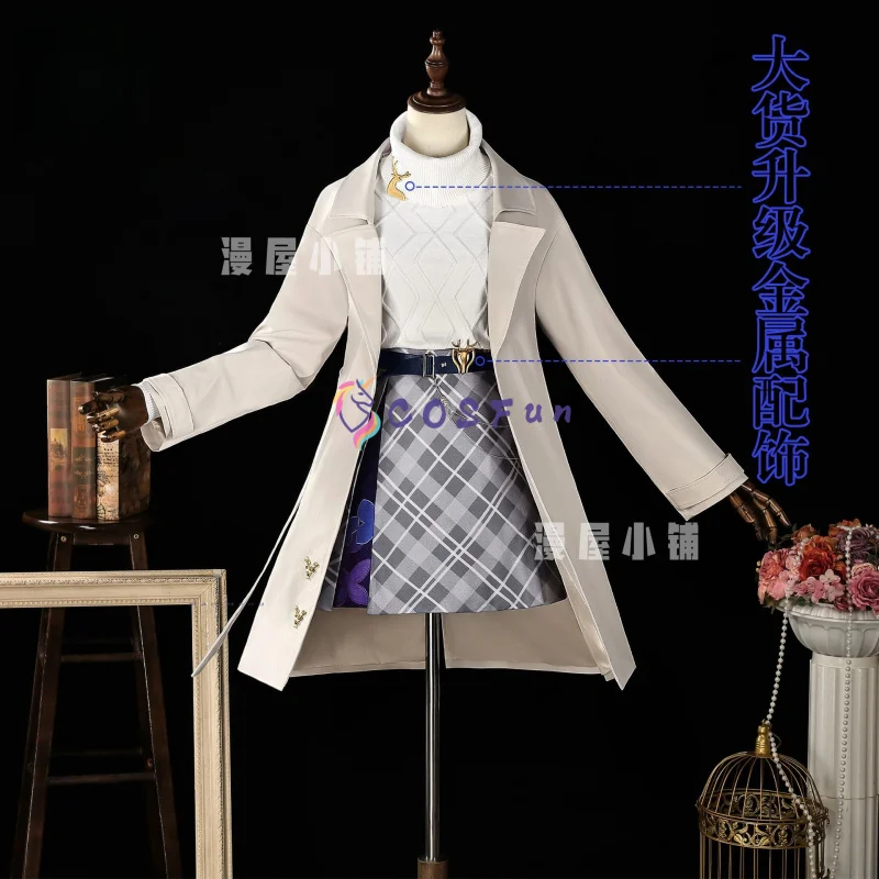

Honkai:Star Rail Castorice Linkage Game Suit Uniform Cosplay Costume Halloween Carnival Party Outfit COSFun