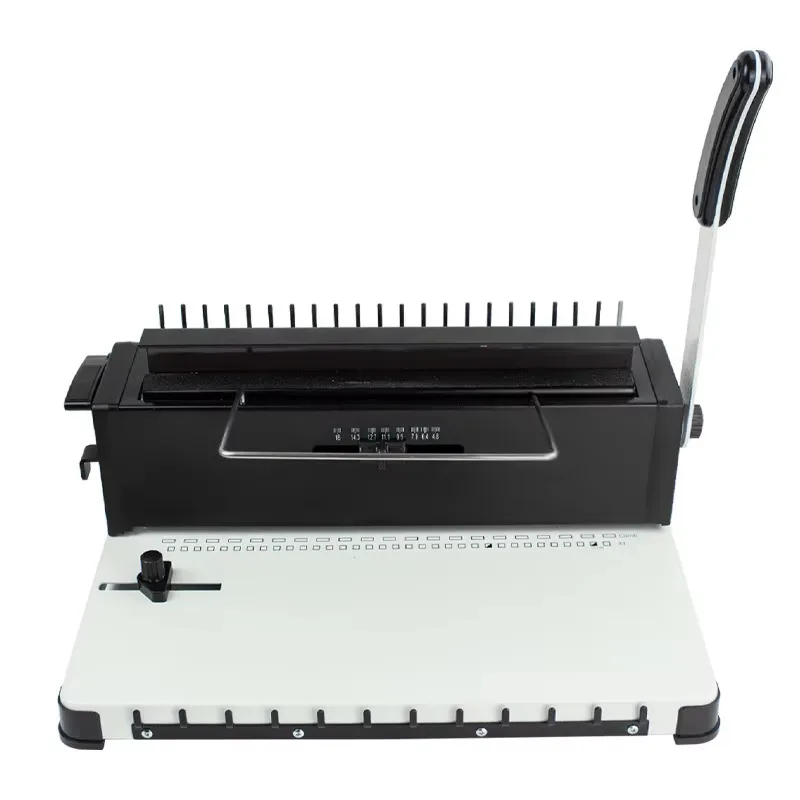 34-hole and 21-hole Iron Ring Binding Machine, Contract and Tender Document Punching Ring Pressing Machine, Double Coil Calendar