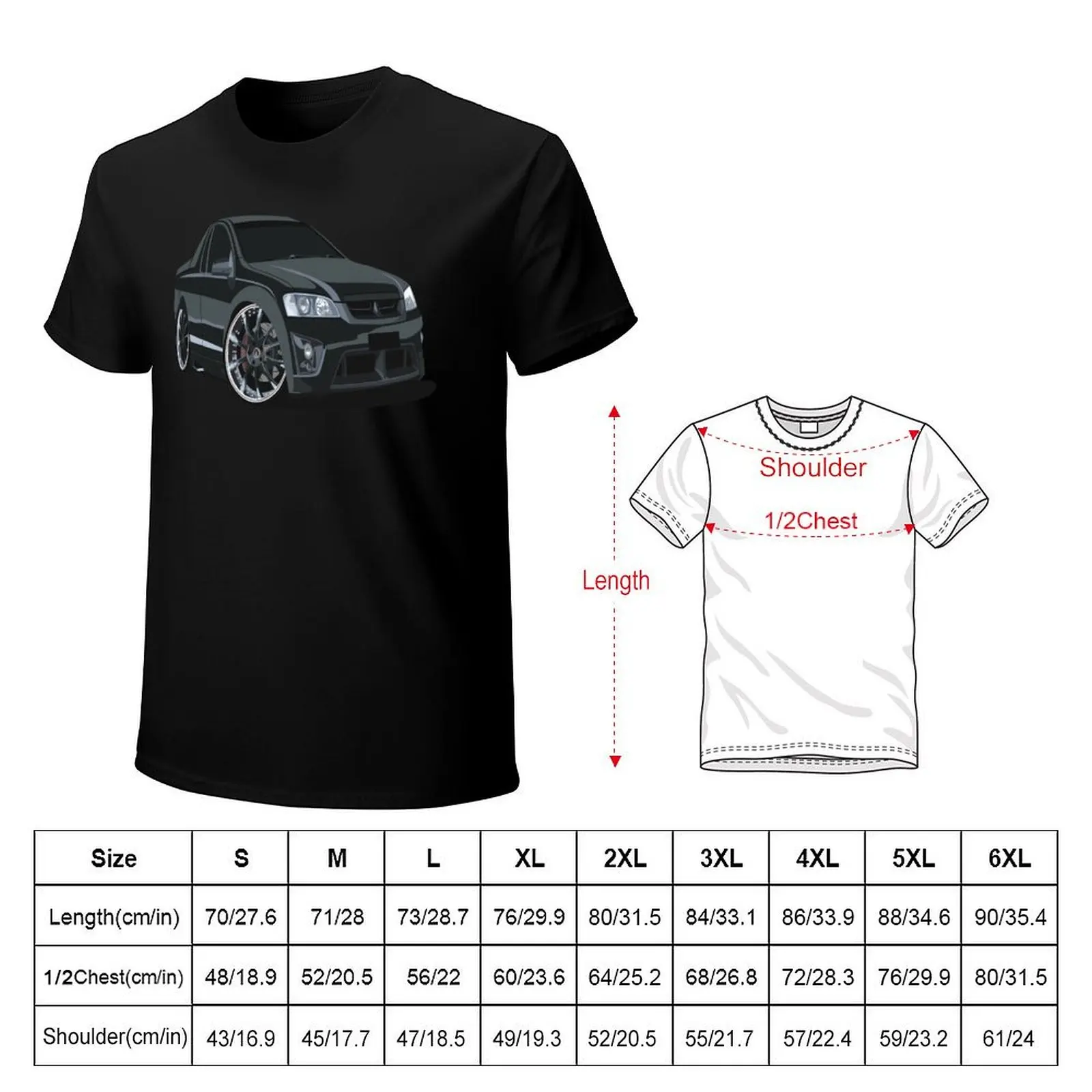 HSV Maloo Cartoon T-Shirt graphics man clothes anime stuff t shirt men 100℅ cotton image 6