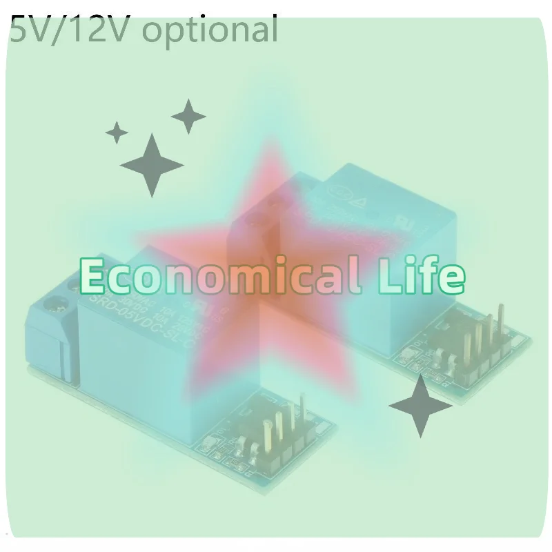 [MOA]1 Channel Relay Module With Optocoupler Isolation 5V/12V Level Trigger Relay Board For Microcontroller Regulation[MOA]