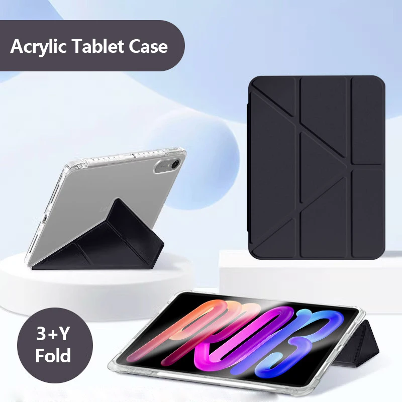 For Xiaoxin Pad Pro 13 Case with Pencil Holder Smart Fold Acrylic Stand Cover For Xiaoxin Pad Pro 13 GT 13 Case TB376FC TB378FC