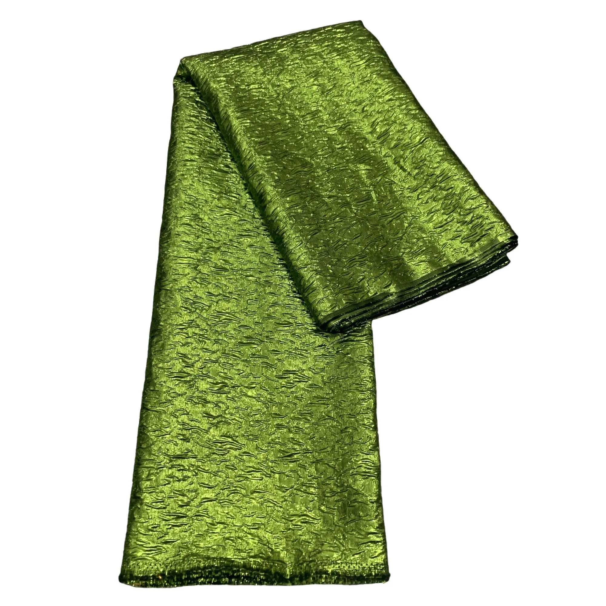 

2025 French Brocade Lace African Demask Nigerian Jacquard Fabric for Women Evening Dresses Sewing Latest Style