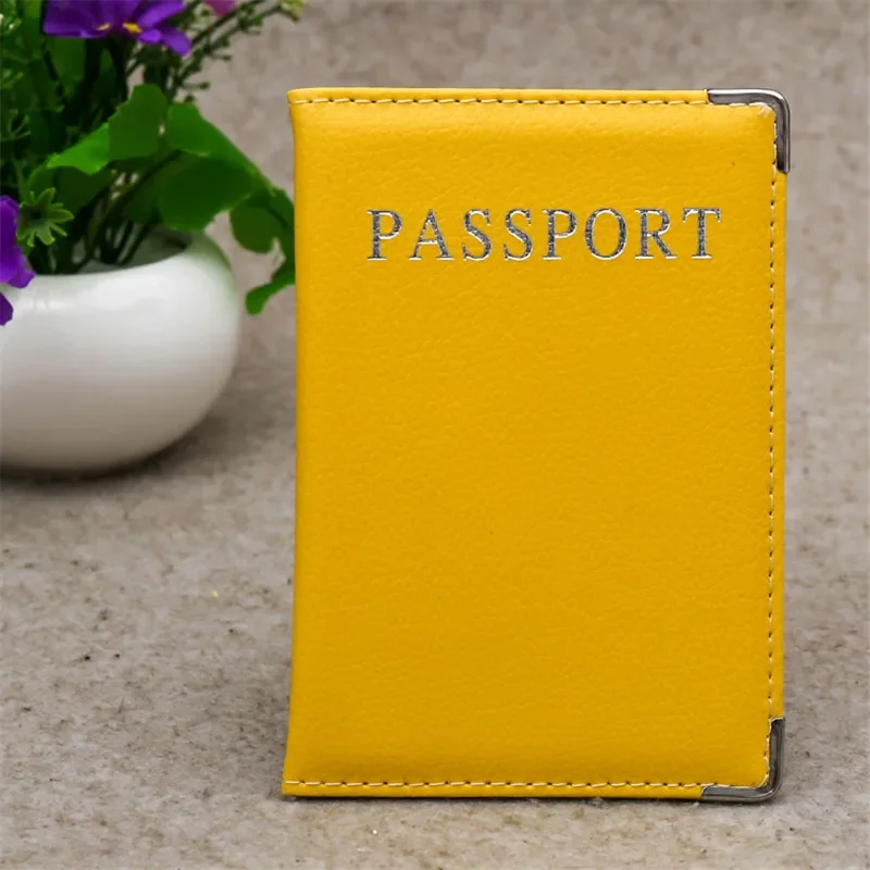 Travel Passport Cover Women Pu Leather Cute Pink Holder Passport Lovely Girl Passport Case Travel Covers for Passports