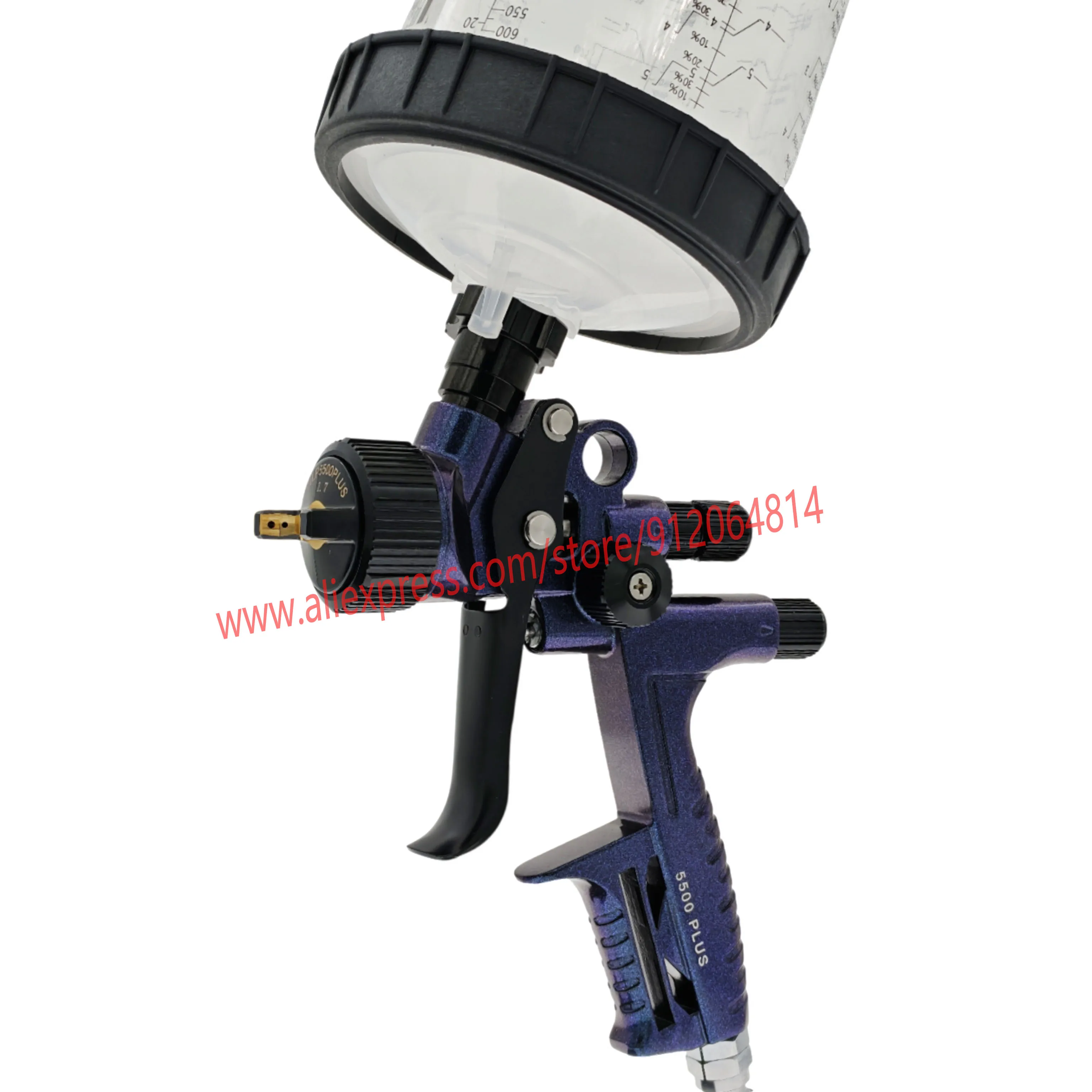 2025 HVLP الطلاء بندقية رذاذ 1.3/1.4 مللي متر/1.7 مللي متر الهواء الطلاء رذاذ البنادق البخاخة لطلاء سيارة ايروغراف إصلاح بندقية رذاذ خلط كوب