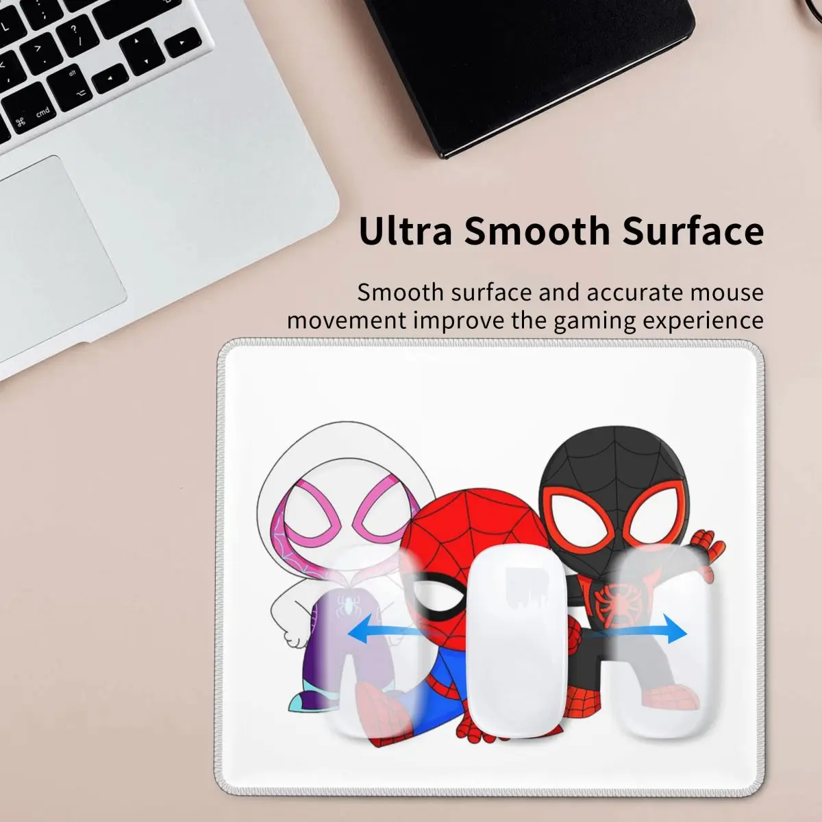 

Коврик для мыши Ghost Spider, коврик для компьютерной клавиатуры, коврик для мыши, игровой коврик для ноутбука, офисные аксессуары, настольные коврики