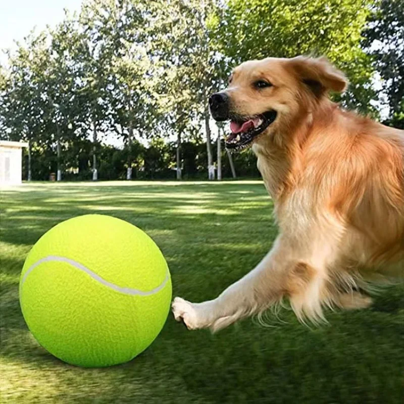 9.5-Inch Pet Tennis Ball, Dog Bites Synthetic Tennis Ball, Suitable for Children and Pets' Entertainment Use