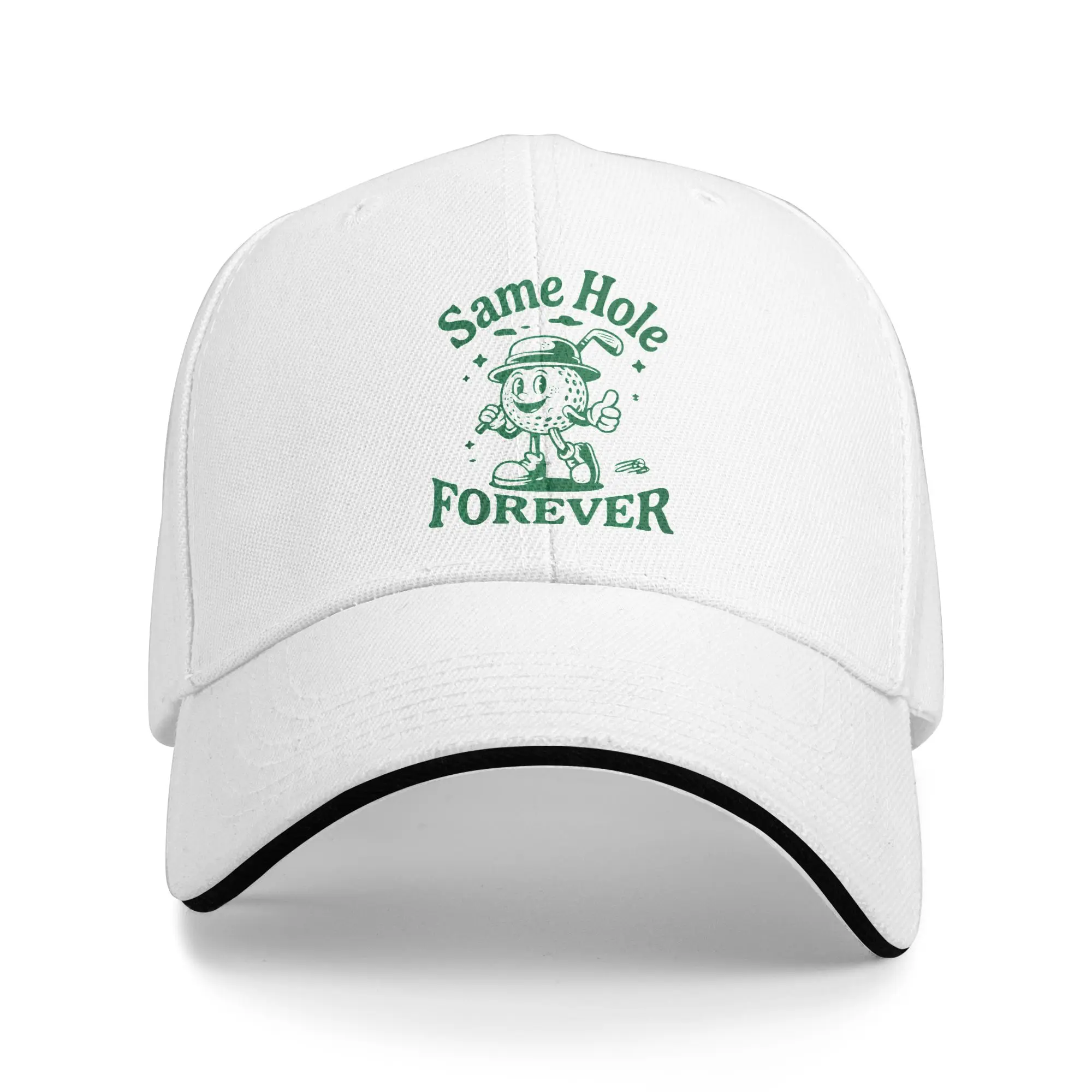 Same Hole Forever Golf Junggesellenabschied Bräutigam Hochzeit Baseballkappe Streetwear Herren Erwachsene Hip-Hop Hut Bestseller Hippie Baseballmützen