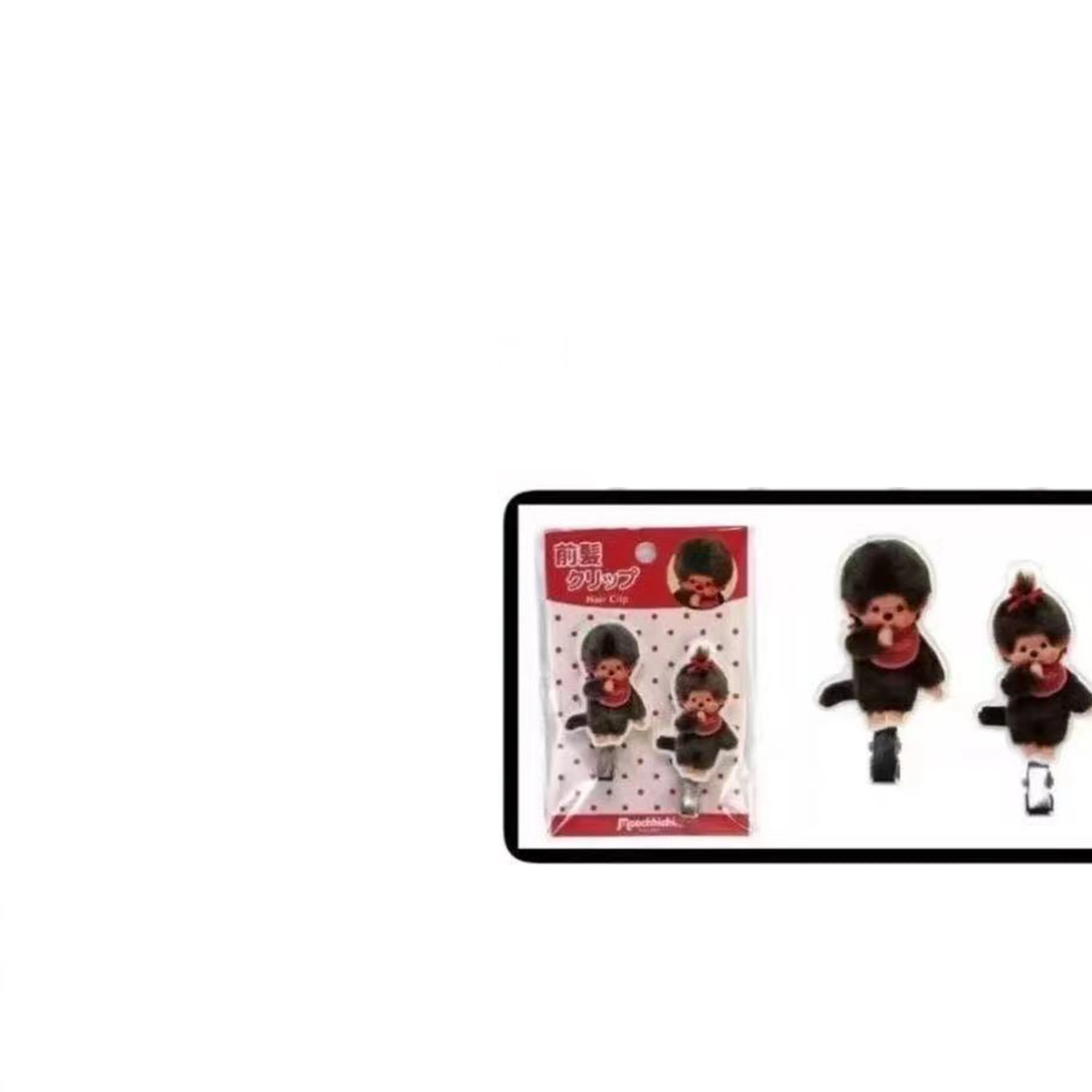 

mongqiiq for Hair Clip Adorable monkey-shaped hair clip Cute and playful student hair accessory