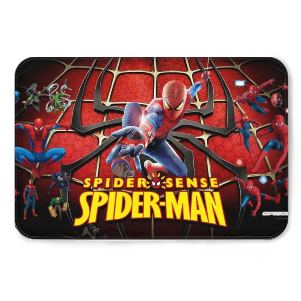 Marvel SpiderMan Living Room Rug  Carpet Flannel Slip Mat Aesthetic Room Decoration