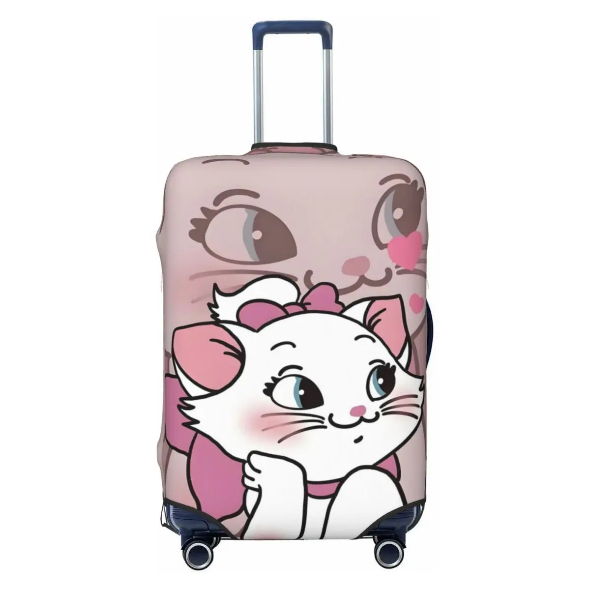 

Custom Marie Cartoon Cat Luggage Cover Protector Fashion The Aristocats Travel Suitcase Covers for 18-32 Inch
