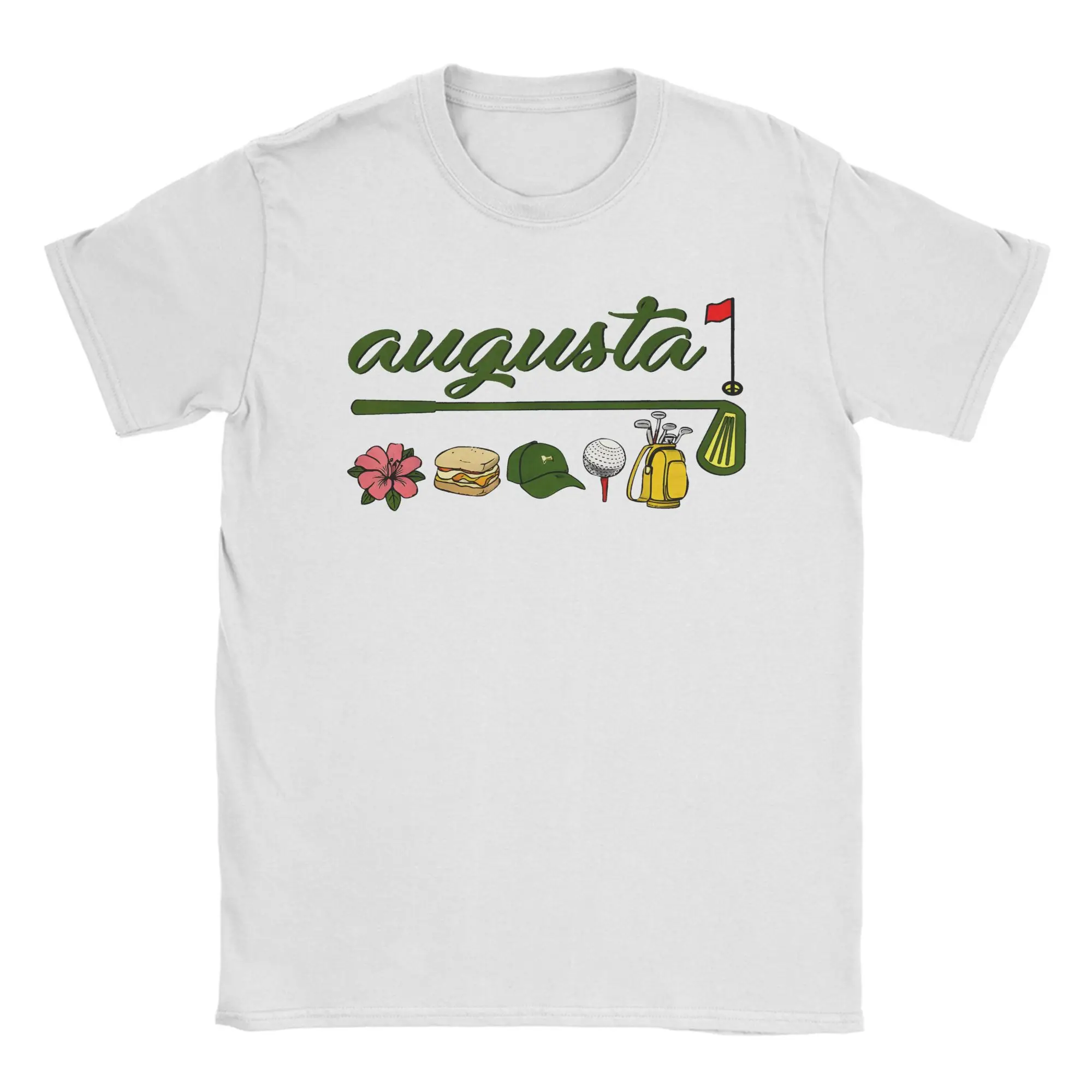 Augusta Georgia Azalea Golf Pimento Cheese T Shirt Summer  Funny T-Shirts Cotton Hippie Tee Shirt For Men's Design Tops