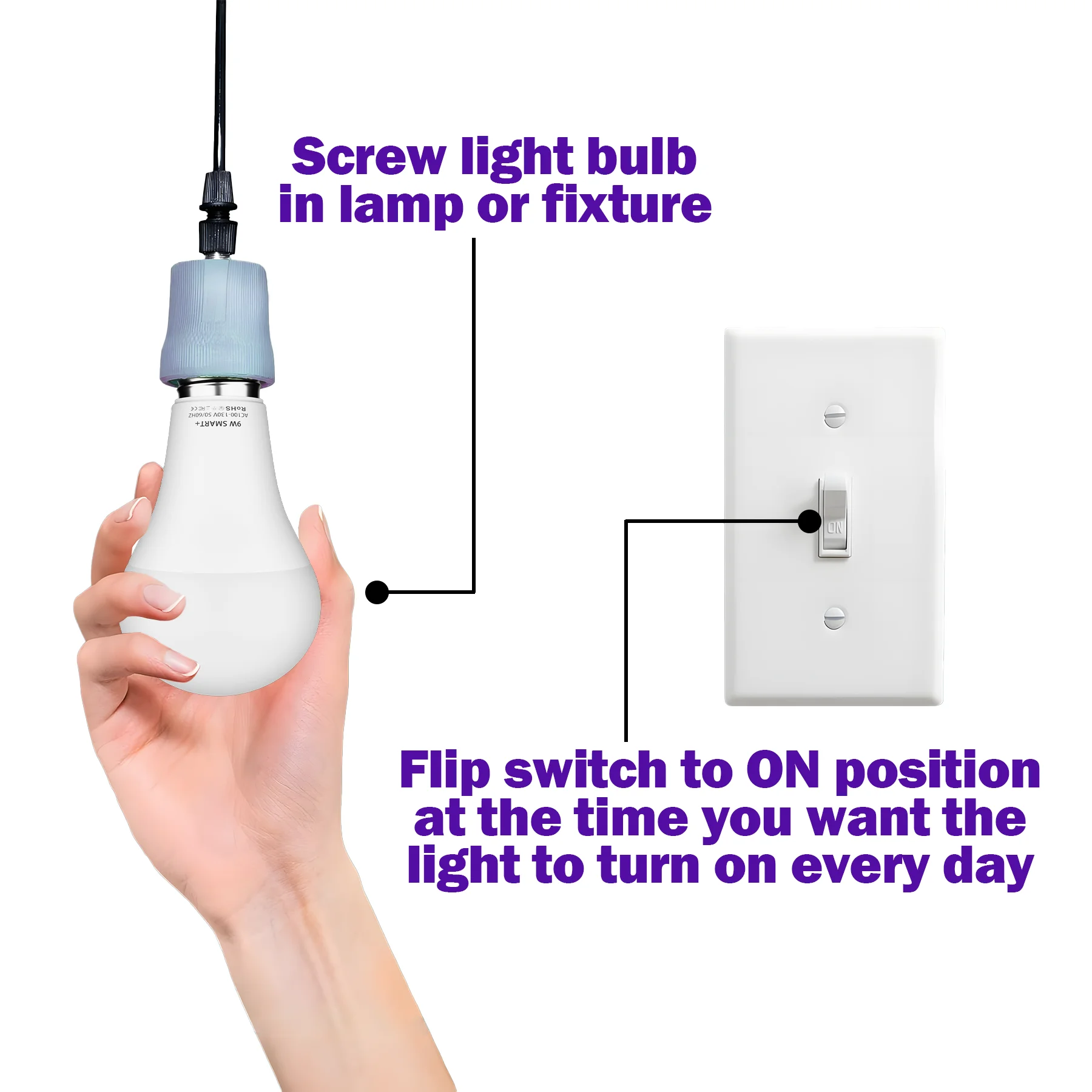 4pcs, Smart Bulbs, RGBCW LED Bulbs, Color Changing Dimmable Bulbs with App Control & Music Sync for Home Lighting.